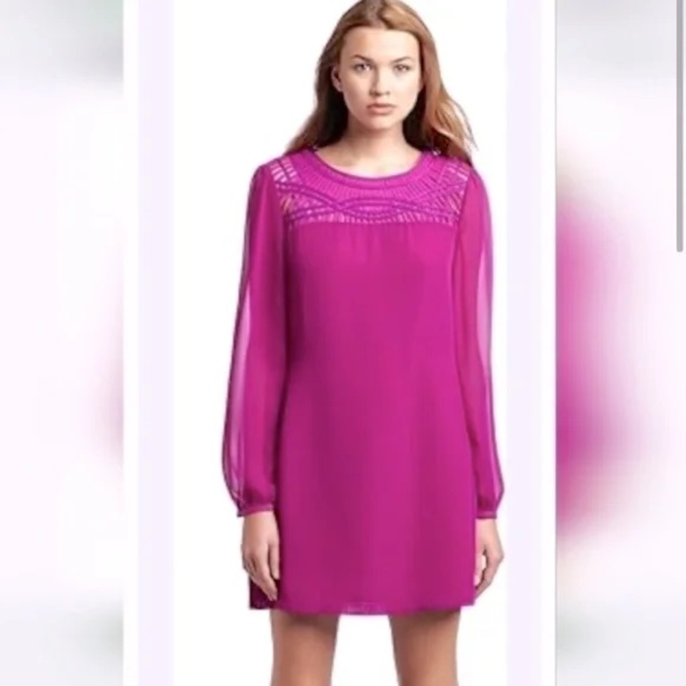 Ted Baker l Katia Mini Shift Dress in Magenta